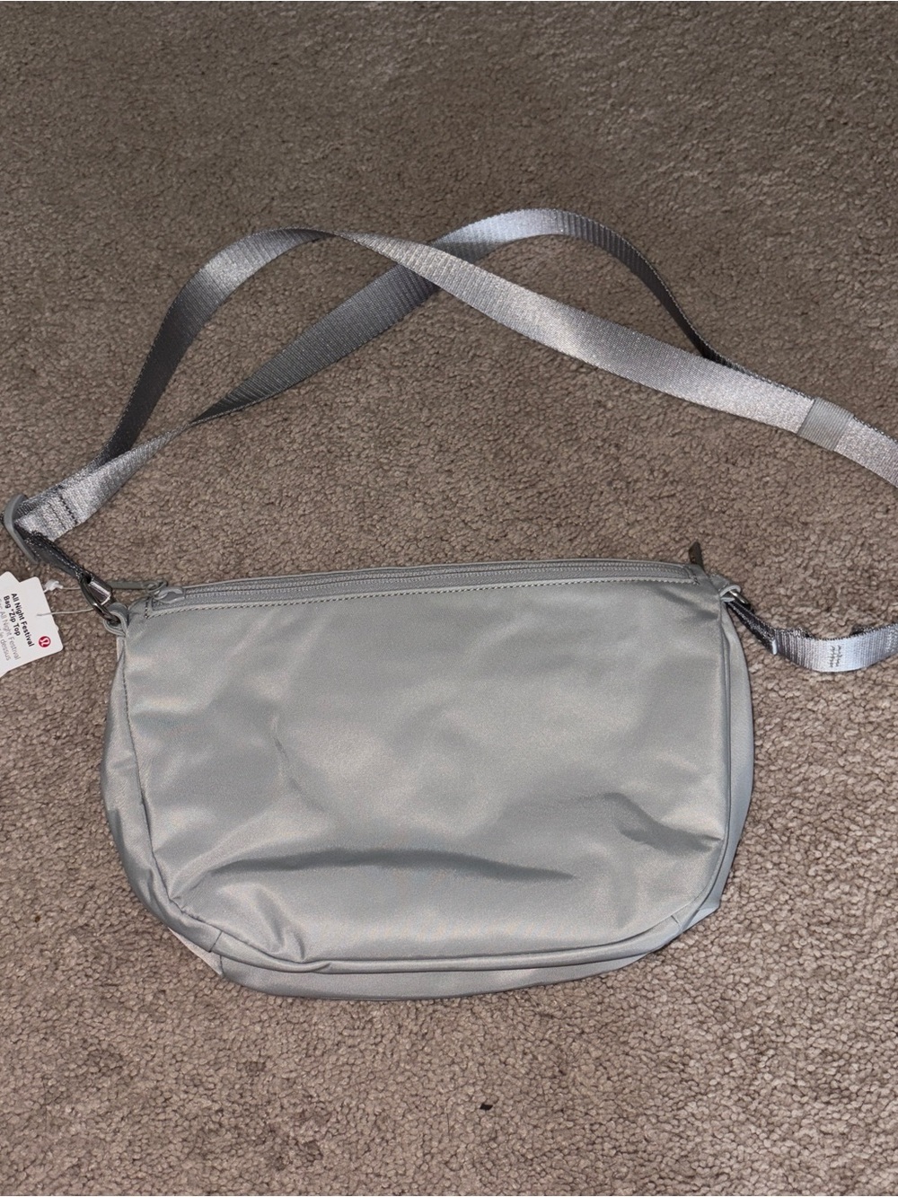NWT Lululemon athletica All Night Festival Bag 5L Light Blue Crossbody Bag - Picture 2 of 4